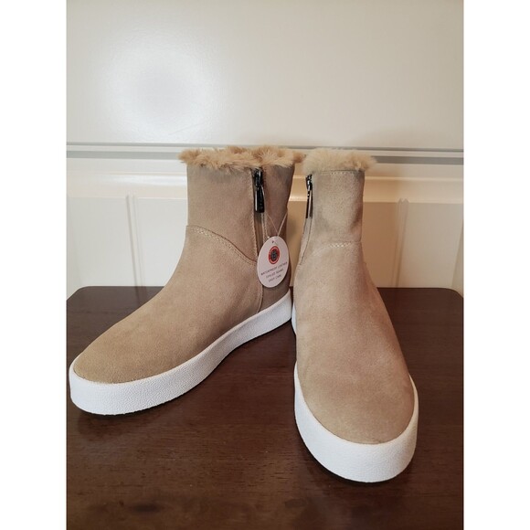 Blondo Womens Haven Waterproof Suede Boots B3496 Sand size 6 M NWT No Box - Picture 2 of 12